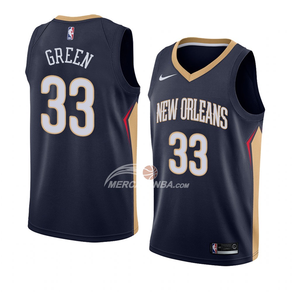 Maglia New Orleans Pelicans Garlon Verde Icon 2018 Blu